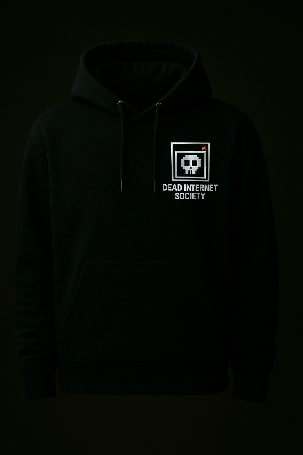 DIS Floral Hoodie Black