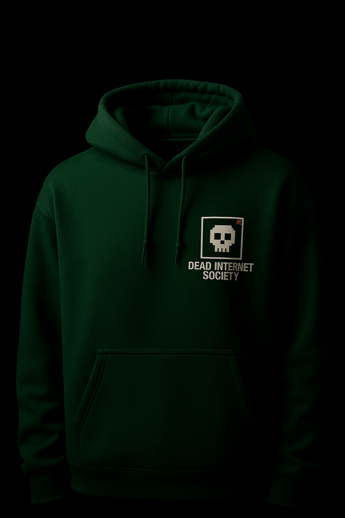 DIS Floral Hoodie Green