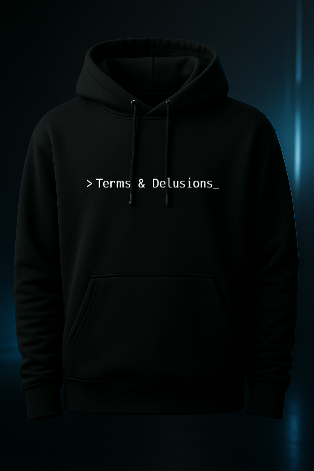 Terms & Delusions Hoodie Black