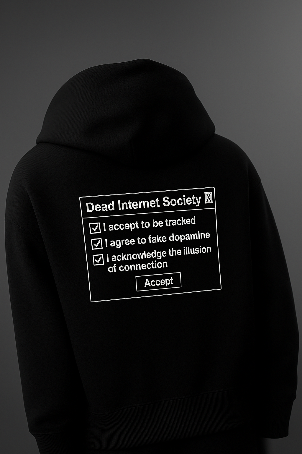 Terms & Delusions Hoodie Black