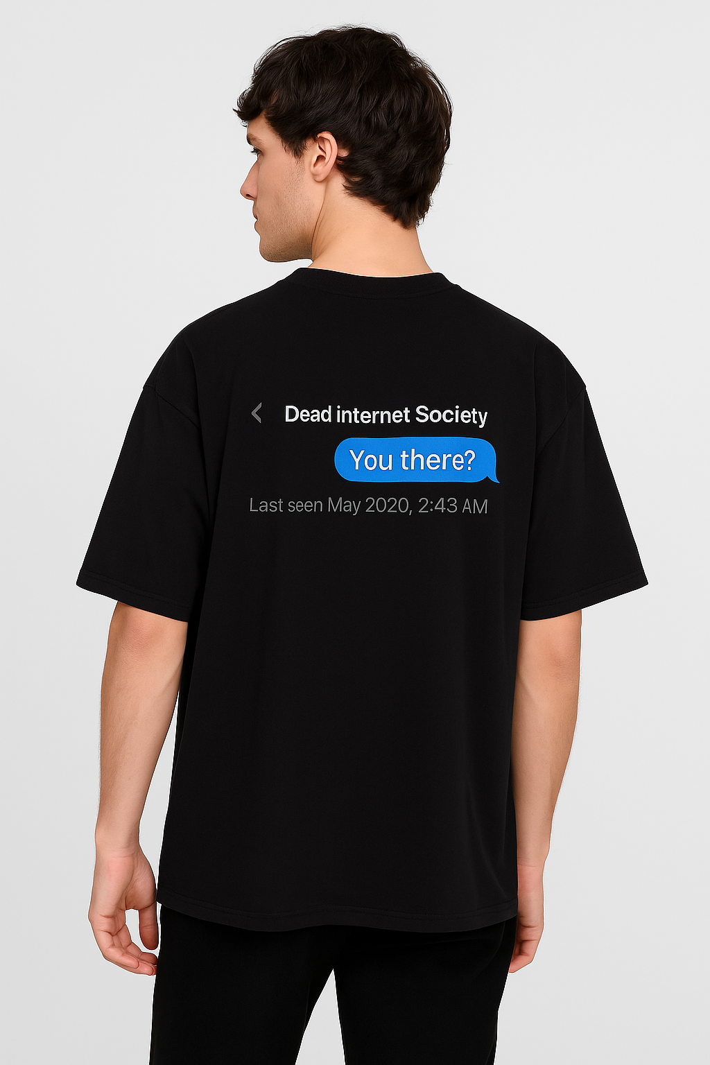 Last Seen Tee Black