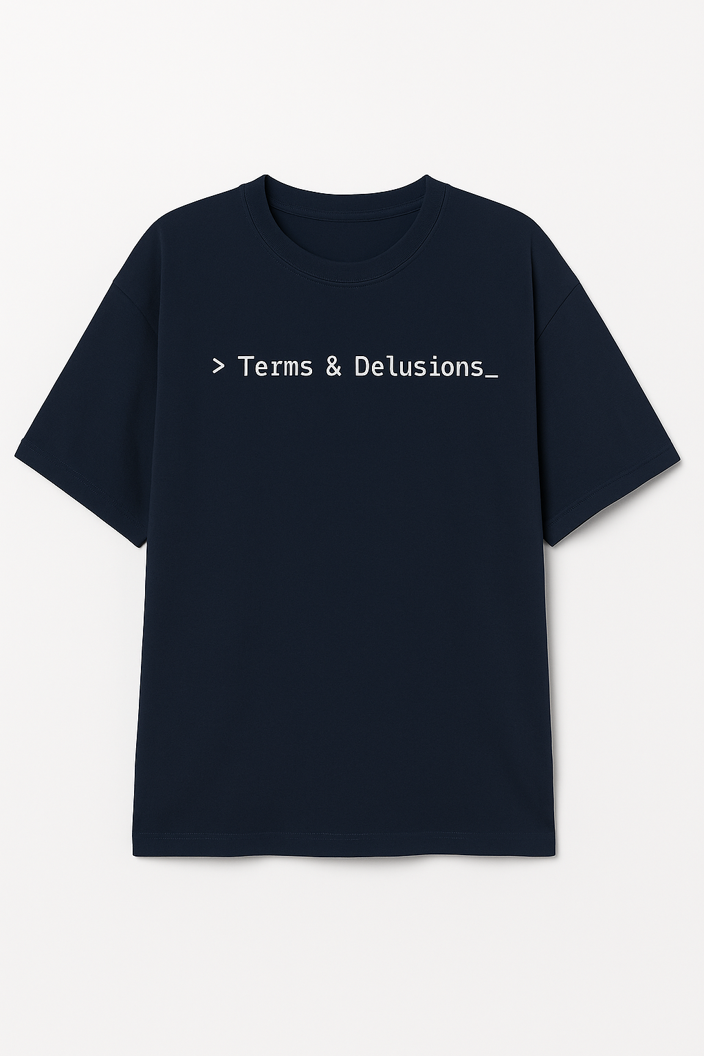 Terms & Delusions Tee Midnight