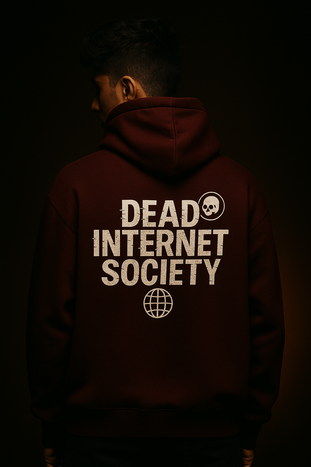 DeadNet Hoodie Maroon