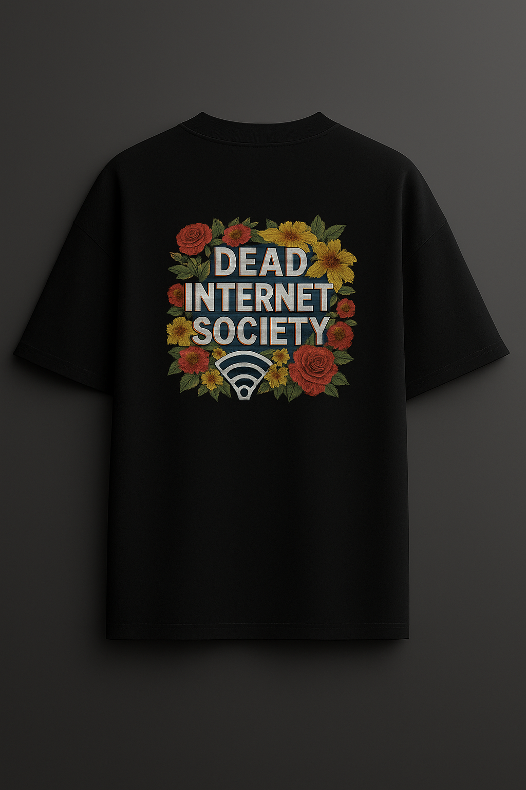 DIS Floral Tee Black