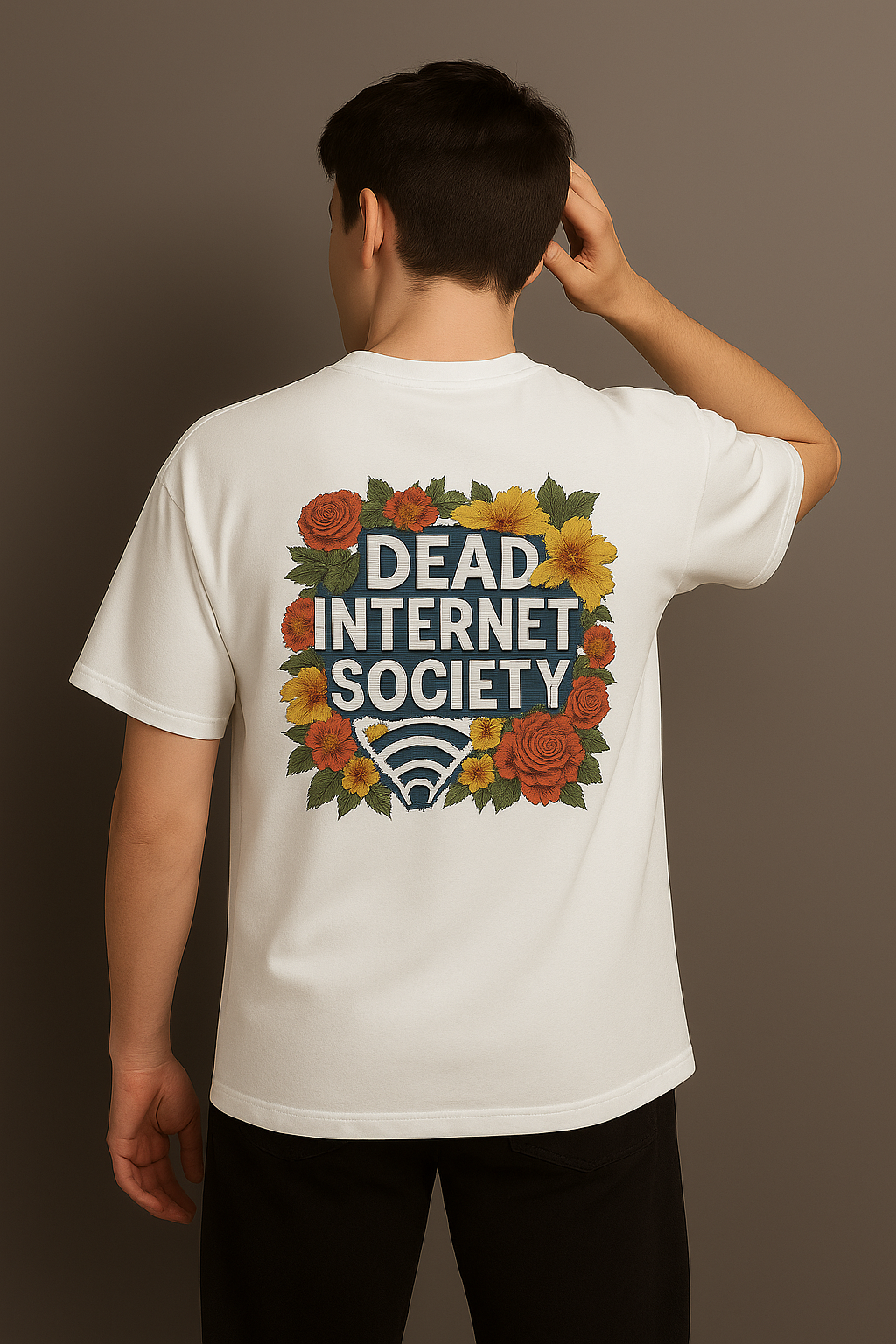 DIS Floral Tee White
